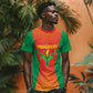 Afro Basketball Custom Madagascar T shirt Come On Angel Manzano - African Pride