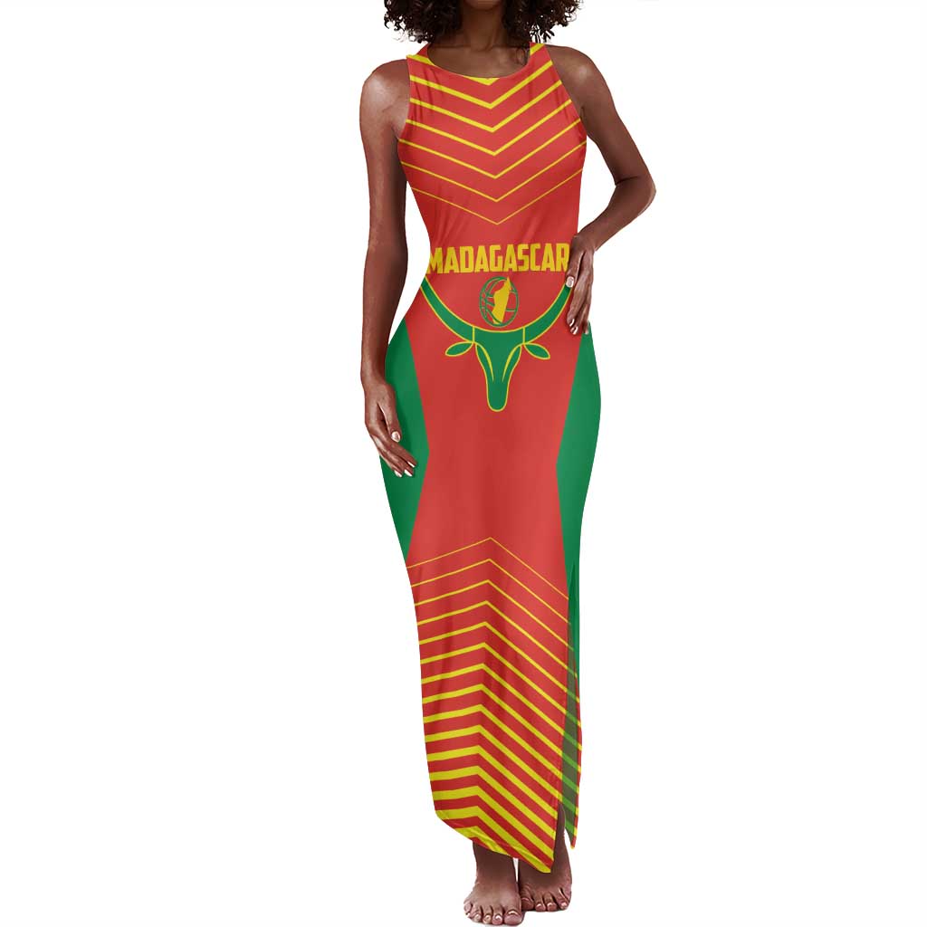 Afro Basketball Custom Madagascar Tank Maxi Dress Come On Angel Manzano - African Pride