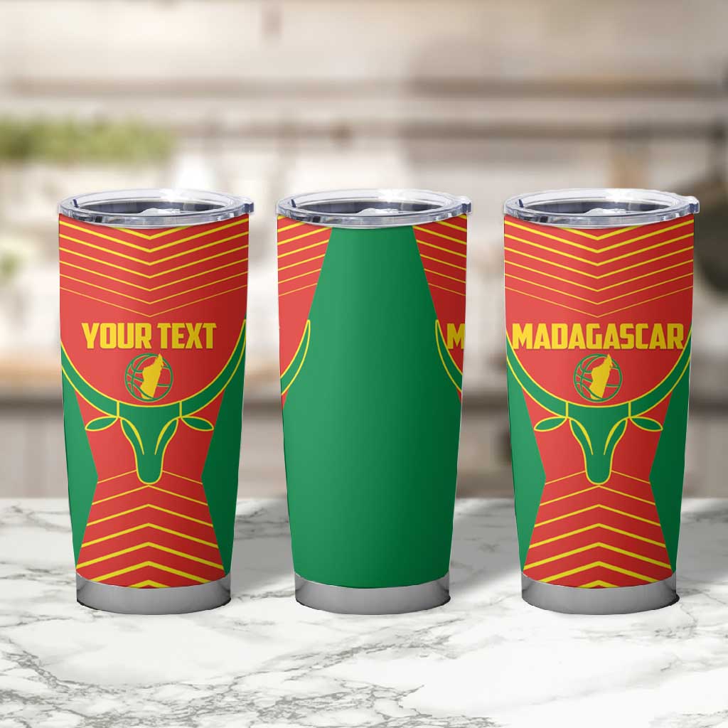 Afro Basketball Custom Madagascar Tumbler Cup Come On Angel Manzano - African Pride