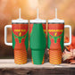 Afro Basketball Custom Madagascar Tumbler With Handle Come On Angel Manzano - African Pride