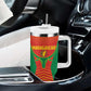 Afro Basketball Custom Madagascar Tumbler With Handle Come On Angel Manzano - African Pride