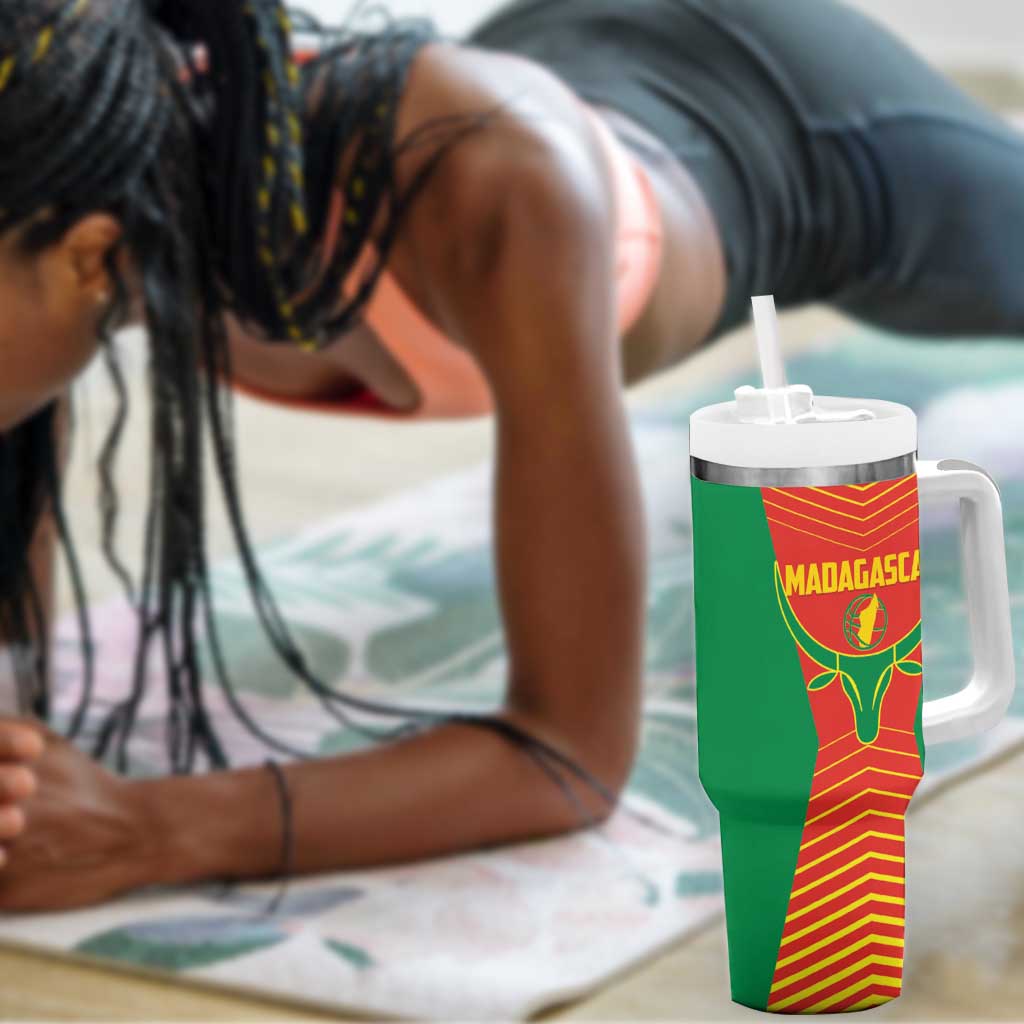Afro Basketball Custom Madagascar Tumbler With Handle Come On Angel Manzano - African Pride