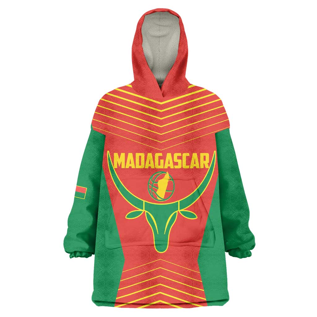 Afro Basketball Custom Madagascar Wearable Blanket Hoodie Come On Angel Manzano - African Pride