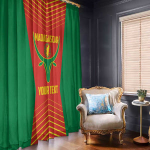 Afro Basketball Custom Madagascar Window Curtain Come On Angel Manzano - African Pride