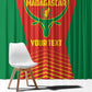 Afro Basketball Custom Madagascar Window Curtain Come On Angel Manzano - African Pride