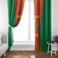 Afro Basketball Custom Madagascar Window Curtain Come On Angel Manzano - African Pride