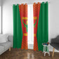Afro Basketball Custom Madagascar Window Curtain Come On Angel Manzano - African Pride