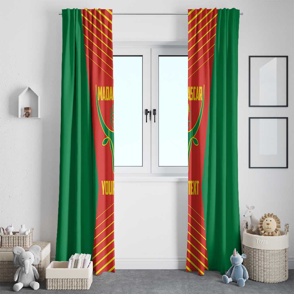 Afro Basketball Custom Madagascar Window Curtain Come On Angel Manzano - African Pride