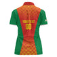 Afro Basketball Custom Madagascar Women Polo Shirt Come On Angel Manzano - African Pride