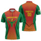 Madagascar Basketball Custom Zipper Polo Shirt Come On Angel Manzano
