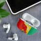 Guinea Basketball Custom AirPods Case Syli Nationale African Pattern