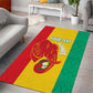 Afro Basketball Custom Guinea Area Rug Syli Nationale African Pattern - African Pride
