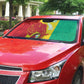 Guinea Basketball Custom Auto Sun Shade Syli Nationale African Pattern