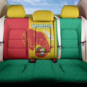 Afro Basketball Custom Guinea Back Car Seat Cover Syli Nationale African Pattern - African Pride
