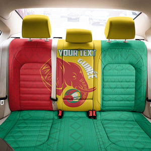 Afro Basketball Custom Guinea Back Car Seat Cover Syli Nationale African Pattern - African Pride
