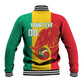 Afro Basketball Custom Guinea Baseball Jacket Syli Nationale African Pattern - African Pride