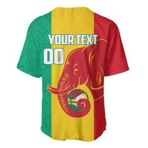 Afro Basketball Custom Guinea Baseball Jersey Syli Nationale African Pattern - African Pride