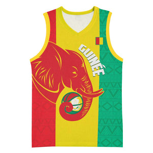 Afro Basketball Custom Guinea Basketball Jersey Syli Nationale African Pattern - African Pride