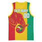 Afro Basketball Custom Guinea Basketball Jersey Syli Nationale African Pattern - African Pride