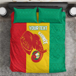 Afro Basketball Custom Guinea Bedding Set Syli Nationale African Pattern - African Pride