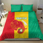 Afro Basketball Custom Guinea Bedding Set Syli Nationale African Pattern - African Pride
