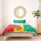 Afro Basketball Custom Guinea Bedding Set Syli Nationale African Pattern - African Pride