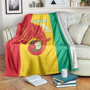 Afro Basketball Custom Guinea Blanket Syli Nationale African Pattern - African Pride