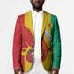 Guinea Basketball Custom Blazer Syli Nationale African Pattern