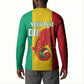 Guinea Basketball Custom Button Sweatshirt Syli Nationale African Pattern