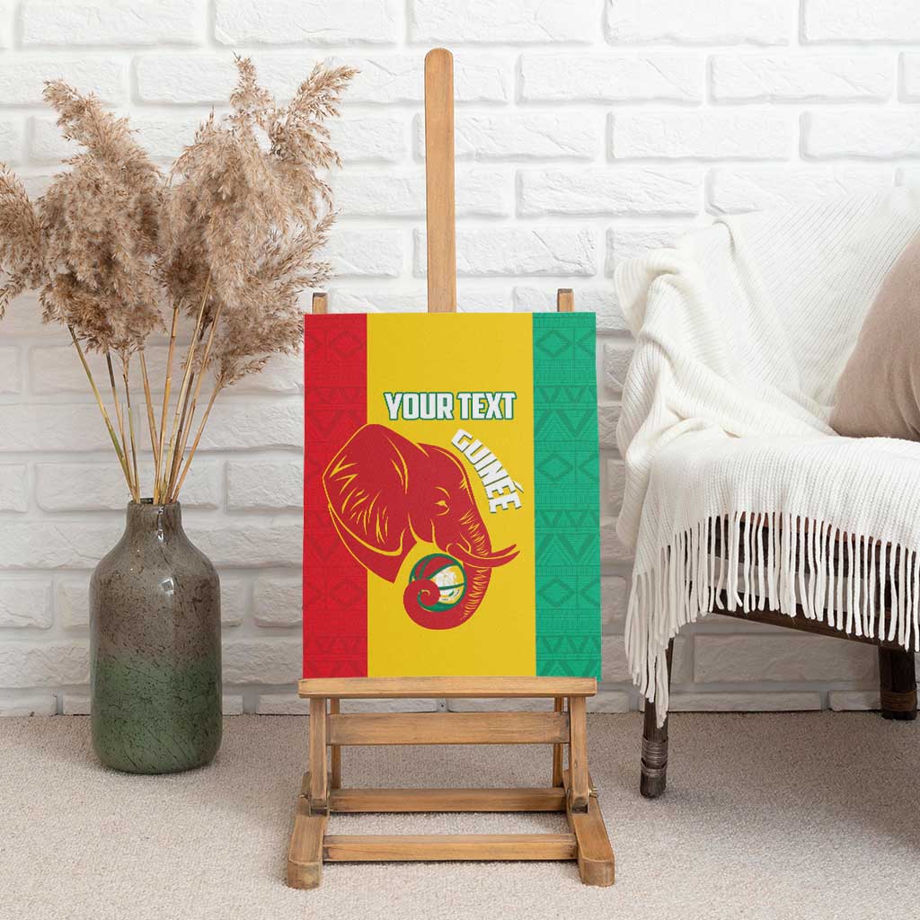 Afro Basketball Custom Guinea Canvas Wall Art Syli Nationale African Pattern - African Pride