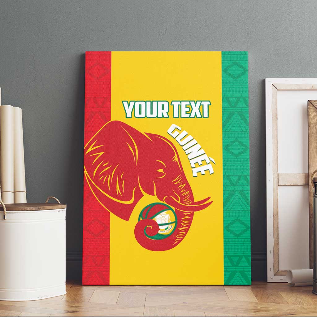 Afro Basketball Custom Guinea Canvas Wall Art Syli Nationale African Pattern - African Pride