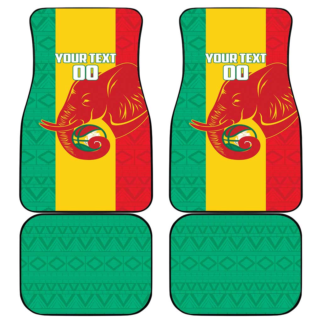 Afro Basketball Custom Guinea Car Mats Syli Nationale African Pattern - African Pride