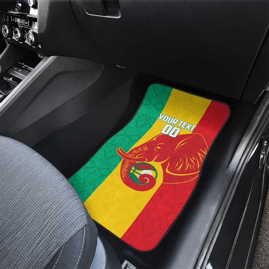 Afro Basketball Custom Guinea Car Mats Syli Nationale African Pattern - African Pride