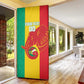 Guinea Basketball Custom Door Cover Syli Nationale African Pattern