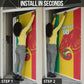Guinea Basketball Custom Door Cover Syli Nationale African Pattern