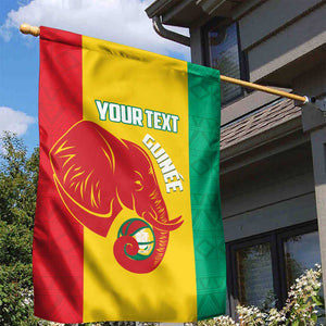 Afro Basketball Custom Guinea Garden Flag Syli Nationale African Pattern - African Pride