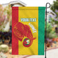 Afro Basketball Custom Guinea Garden Flag Syli Nationale African Pattern - African Pride