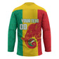 Guinea Basketball Custom Hockey Jersey Syli Nationale African Pattern