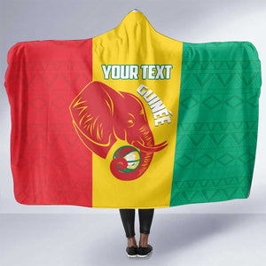 Afro Basketball Custom Guinea Hooded Blanket Syli Nationale African Pattern - African Pride