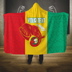 Afro Basketball Custom Guinea Hooded Blanket Syli Nationale African Pattern - African Pride