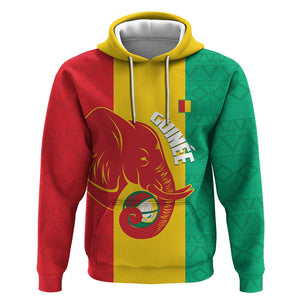 Afro Basketball Custom Guinea Hoodie Syli Nationale African Pattern - African Pride