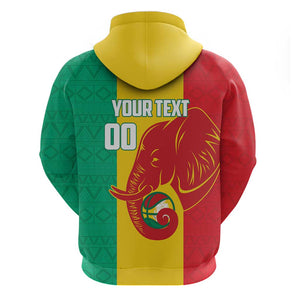 Afro Basketball Custom Guinea Hoodie Syli Nationale African Pattern - African Pride