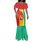 Afro Basketball Custom Guinea Mermaid Dress Syli Nationale African Pattern - African Pride