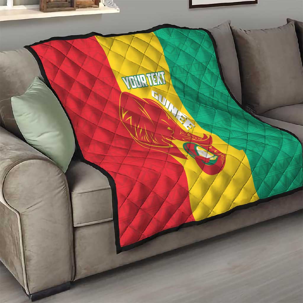 Afro Basketball Custom Guinea Quilt Syli Nationale African Pattern - African Pride