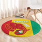 Afro Basketball Custom Guinea Round Carpet Syli Nationale African Pattern - African Pride