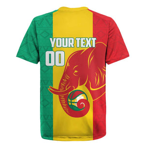 Afro Basketball Custom Guinea Rugby Jersey Syli Nationale African Pattern - African Pride