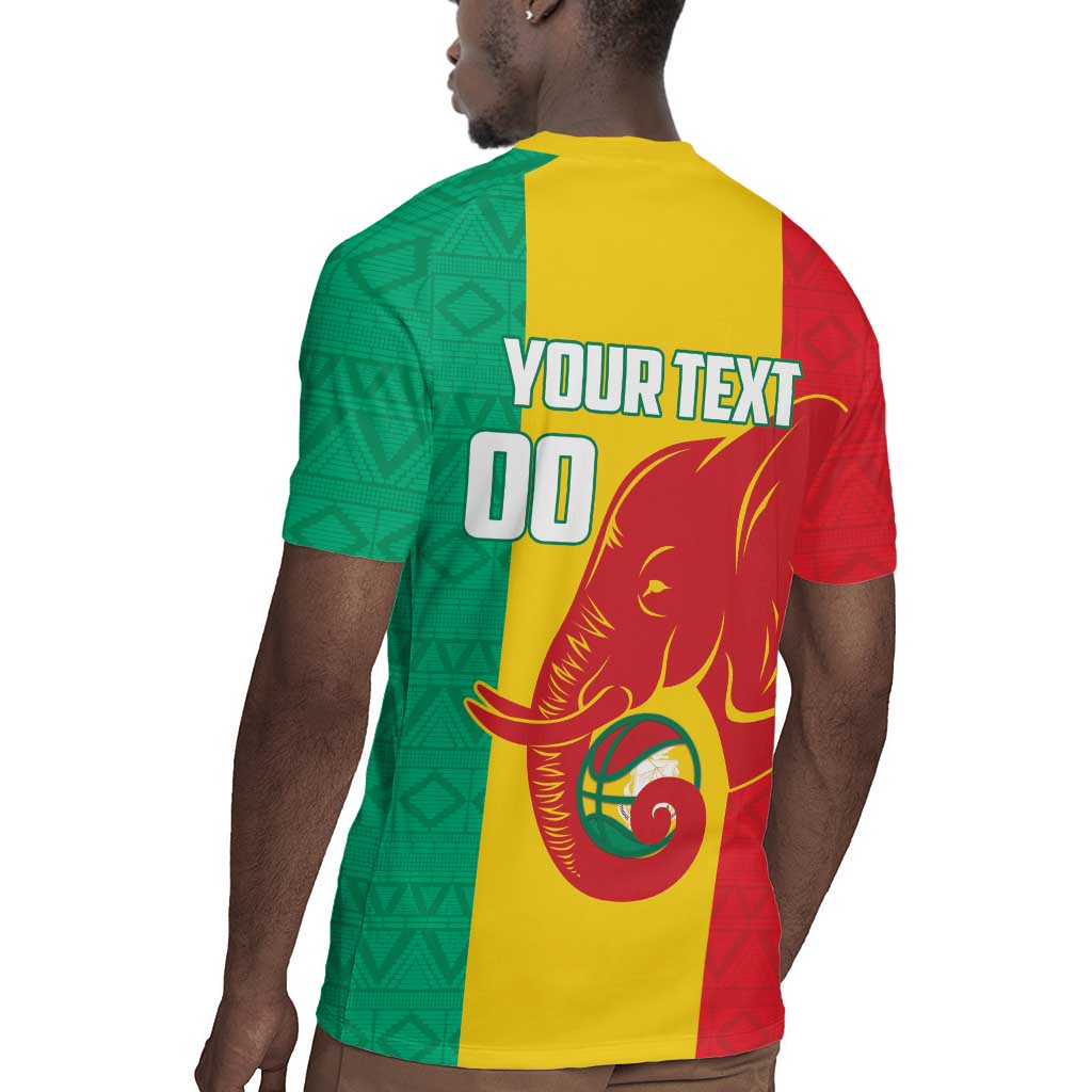 Afro Basketball Custom Guinea Rugby Jersey Syli Nationale African Pattern - African Pride