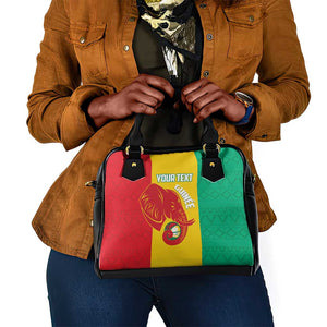 Afro Basketball Custom Guinea Shoulder Handbag Syli Nationale African Pattern - African Pride