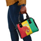 Afro Basketball Custom Guinea Shoulder Handbag Syli Nationale African Pattern - African Pride