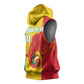 Afro Basketball Custom Guinea Sleeveless Hoodie Syli Nationale African Pattern - African Pride